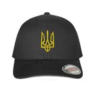 Ukraine Trident Coat of Arms Embroidered Logo Fitted Flexfit Hat Ukraine Cap