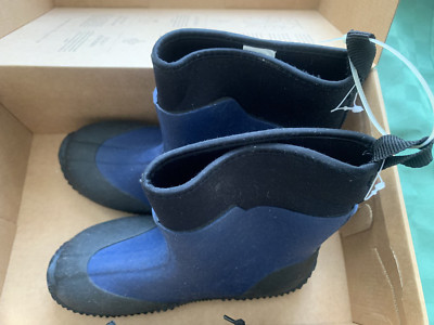 AQUA SPHERE Wasserstiefelette Gummistiefel Gr. 35 blau Regenstiefel Stiefelette