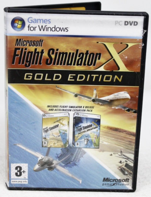 Microsoft Flight Simulator X Gold Edition Windows - Deluxe