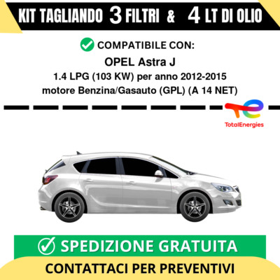 KIT TAGLIANDO ARIA OLIO CARBURANTE ABITACOLO OPEL ASTRA K (B16) 06/15 1 - Foto 11