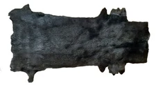 Black Mink Pelt, Open Tanned