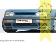 Rieger Frontspoiler Spoilerlippe Spoiler für VW Golf 3 Limousine Variant Cabrio 