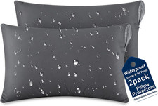 Ultra Soft Pillow Protectors Waterproof Standard Size Set of 2-Pack - Breathable