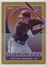 2021 Panini Chronicles Overdrive Gold Prizm 1/10 Trevor Larnach #23 0p5z