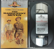 The Magnificent Seven VHS - Yul Brynner, Eli Wallach, Steve McQueen