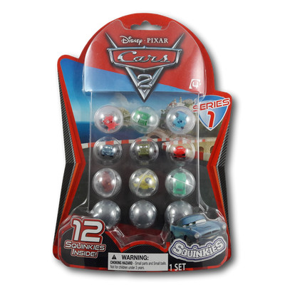 Disney Pixar Cars 2 Squinkies Serie 1 12 Stück