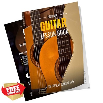 QMG Beginner Guitar Lesson Book Color Coded Songs