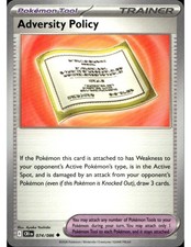 Adversity Policy Uncommon Mega Evolution Chaos Rising 74/86