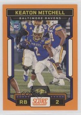 2023 Score Rookies Orange Keaton Mitchell #334 14lc