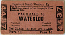 LONDON & SOUTH WESTERN RAILWAY - VAUXHALL to WATERLOO (19MY99)