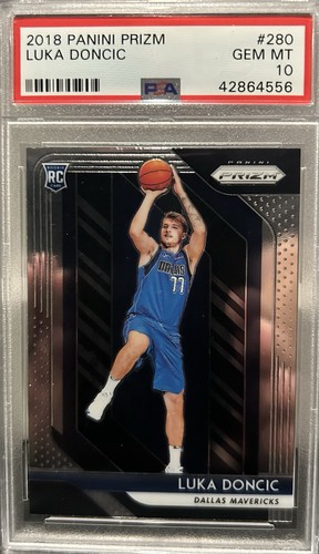 2018-19 Panini Prizm Luka Doncic #280 Rookie RC PSA 10