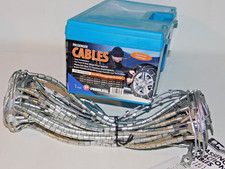 0175555 Peerless Passenger Traction Cables Tire Chains 1 Pair - Never Used 0175555 Peerless Passenger Traction Cables Tire Chains 1 Pair - Never Used