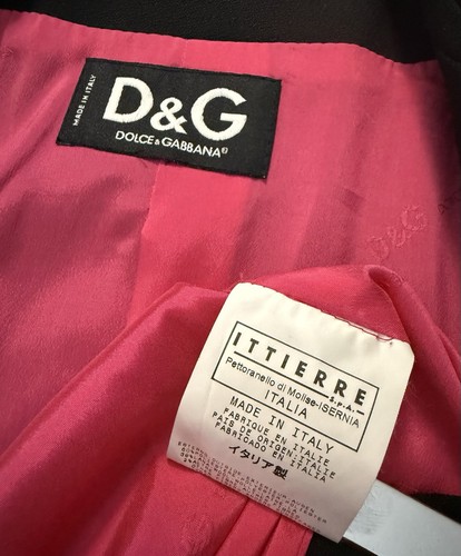 Abrigo Blazer Mujer DOLCE & GABBANA Hecho en Italia S US4 EU36 IT40 Sencillo Pecho - Imagen 13 de 20