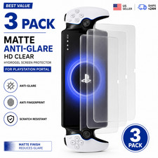 3 Pack PlayStation Portal All Models Screen Protector Matte Anti-Glare Hydrogel