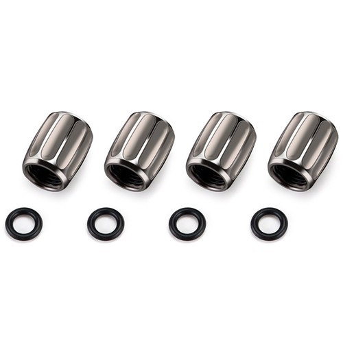 4PCS Valve Stem Cap Anti-theft Locking Valve Valve Bike Tire Car Cap Tire / - Picture 2 of 16