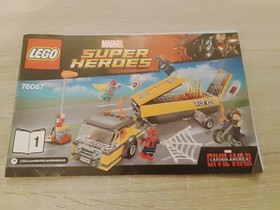 LEGO Marvel Super Heroes Avengers Thor Loki Manual Instruction Book Lot