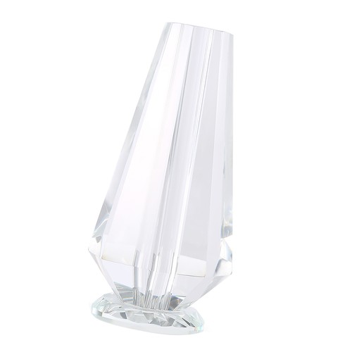 Clear Eelegant Crystal Vase Craft Decor For Crystal Rose Flower Storage Vase - Picture 2 of 22