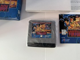 Jack Bros Nintendo Virtual Boy Game Complete MINT, RARE, with Acrylic Case! 🎃  