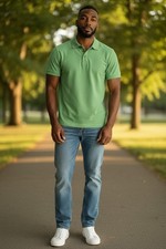 Men's Grand Slam Golf Polo Size Large Green