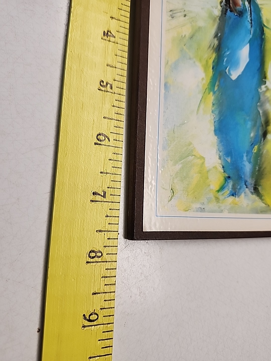 Vintage De Grazia Madonna With Angel Painting Wooden Plaque Wall Hanging