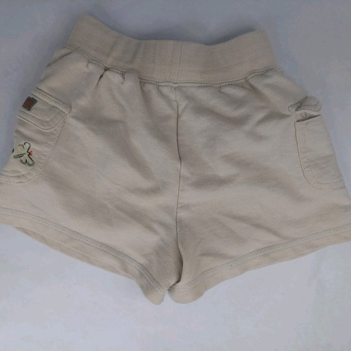 Winnie POOH Y2k Pull On Khaki Tan Shorts Embroidered Off To EXPLORE 6-6x Kids - Picture 7 of 9