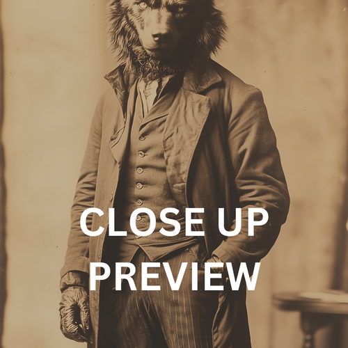 Victorian Werewolf Print - Picture 2 of 9
