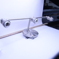 Bathroom Vanity Light Steel Brushed Nickel 26.75" - Light Fixture Only