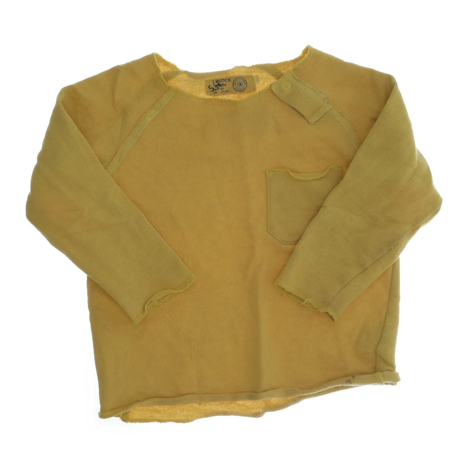 Lindex Kids, Sweatshirt, Größe: 92, Gelb, Baumwolle/Polyester, Einfarbig #20B Lindex Kids, Sweatshirt, Größe: 92, Gelb, Baumwolle/Polyester, Einfarbig #20B