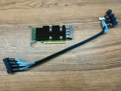 DELL R630 R730 R730XD SFF U.2 NVMe SSD Erweiterungskit PCIe x16 P/N 0GY1TD P31H2