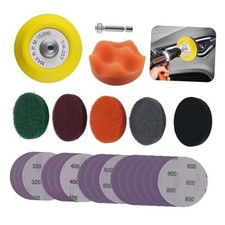 27PCS 3 Inch Car Headlight Restoration Kit,Drill Head Light Restoring Kit