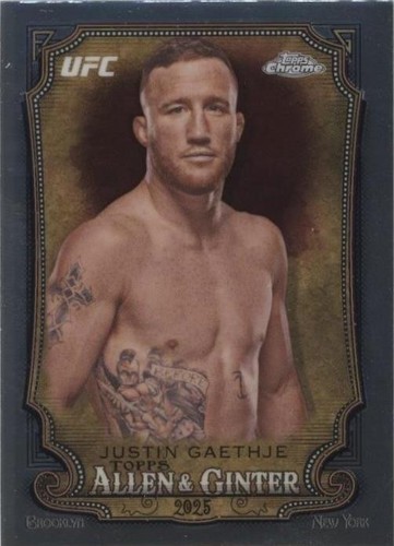 2025 Topps Chrome UFC Justin Gaethje Green Auto /99 # CVA JG | eBay