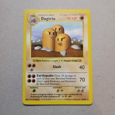Dugtrio [Shadowless] #19 Prices | Pokemon Base Set | Pokemon Cards