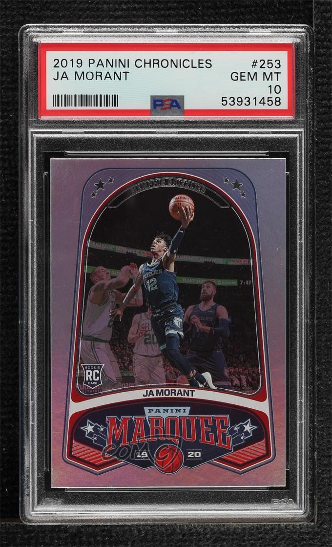 2019-20 Panini Chronicles Marquee Ja Morant #253 PSA 10 GEM MT oh4