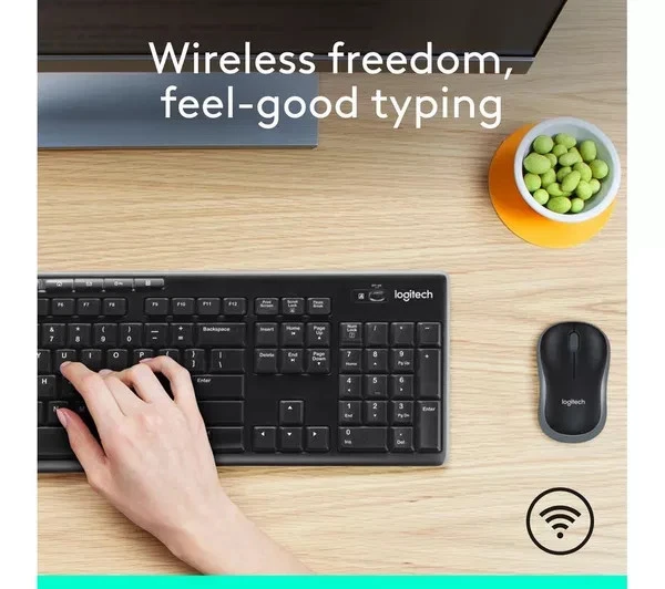 LOGITECH MK270 Wireless Keyboard & Mouse Set QWERTY Full-Size Uk Brand new - Image 2 of 4