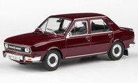 Abrex ABR143ABS-724BZ - 1/43 Skoda 120L, Dunkelrot, 1982 - Neu
