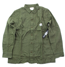 NWT / DC SHOE CO. Men's THE MECHANIC OVERSHIRT Fatigue Green L/S SHIRT - M