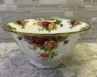 Royal Albert Old Country Roses England 1962 Footed Bowl 6 3/4"-Very Nice!