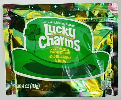 Lucky Charms St Patrick s Day ONLY Just Magical Marshmallows 4oz Limited Edition