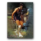 Dave DeBusschere #5 Art Card Limited 18/50 Edward Vela Signed (New York Knicks)
