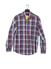 Pre End Men's Shirt M Purple Checkered 100 Other Basic