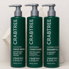 Crabtree & Evelyn Shampoo & Conditioner &  hand wash Set
