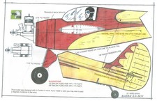 American Boy'' A profile 30 inch span" sport flyer U-Control plans