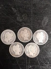 Barber Dime Lot Of 5.. Lot#7
