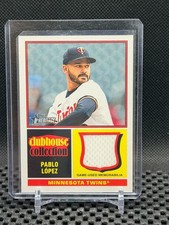 Pablo Lopez  2025 Topps Heritage Clubhouse Collection - Jersey   Twins