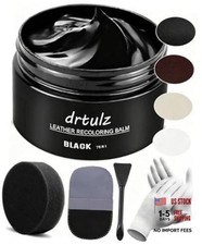 Black Leather Recoloring Balm - Leather Color Restorer Conditioner
