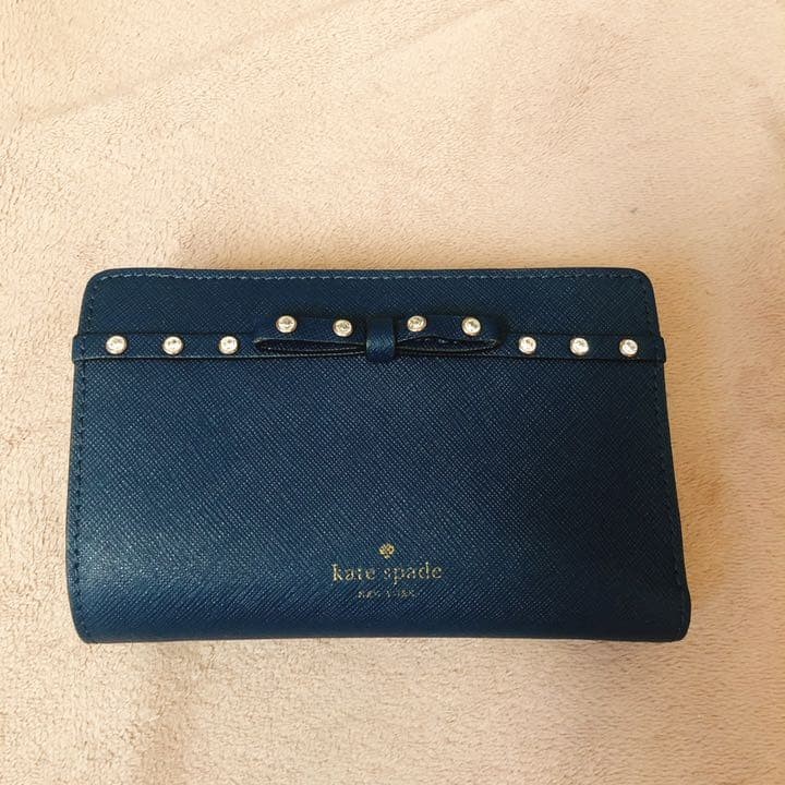 Kate Spade bifold wallet navy