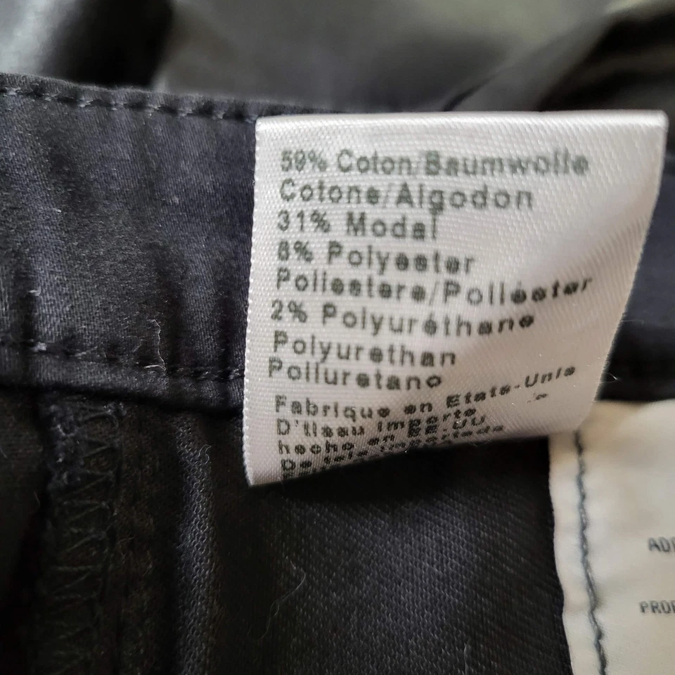 Jeans feminino Adriano Goldschmied 30R preto corte reto The Isabelle cintura alta - Imagem 3 de 4