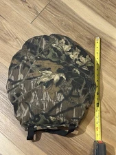 Mossy Oak Real Tree Camo Seat Cushion Round Insulted Carrying Handle