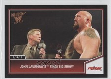 2013 Topps Best of WWE Bronze John Laurinaitis fires Big Show #13 1i3