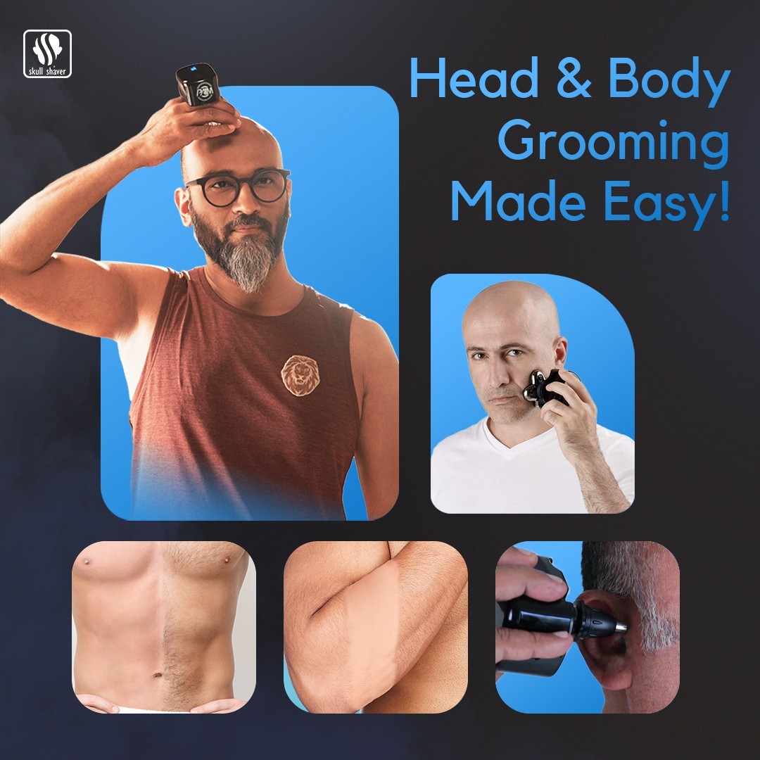 Skull Shaver Shaver Palm: Electric Razor for Men 7